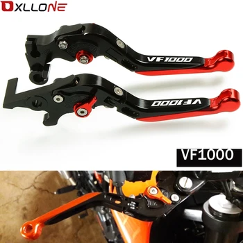 

Motorcycle Accessories Adjustable Brake Clutch Levers For Honda VF1000 1997 1998 1999 2000 2001 2002 2003 2004 WITH VF1000 LOGO
