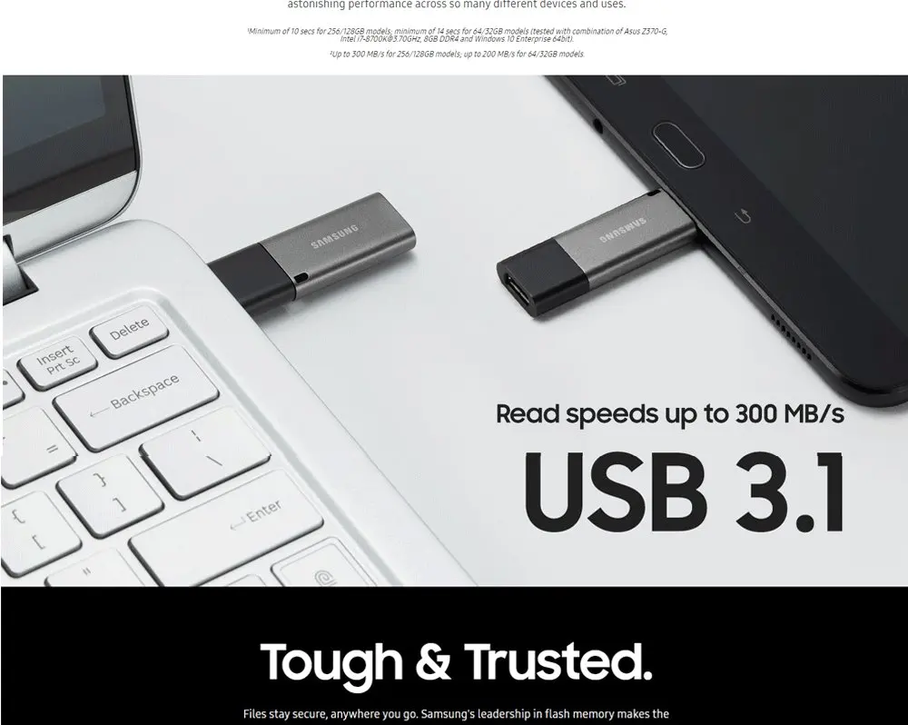 Samsung OTG usb флеш-накопитель 256 ГБ USB 3,1 флеш-накопитель type-C usb флеш-накопитель 128 Гб 64 Гб usb флешки 32 Гб флешки для доставки