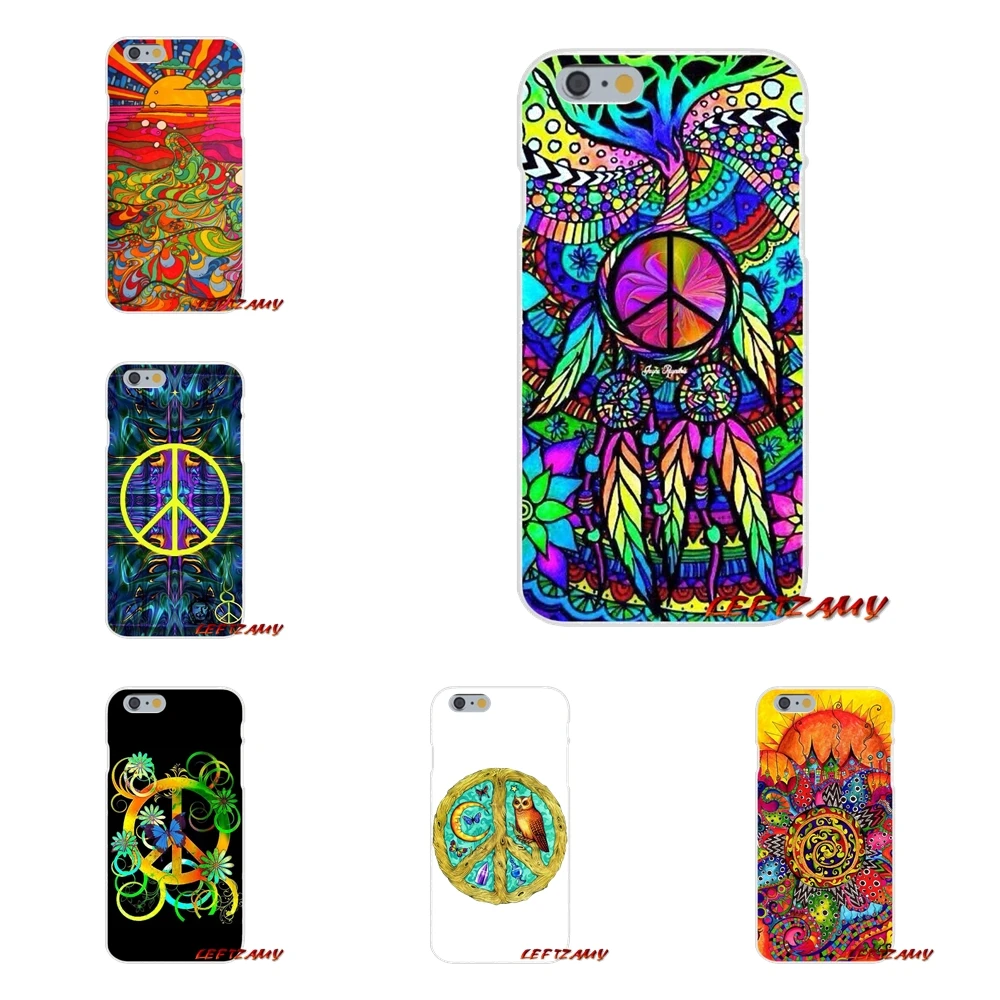 

Hippy Hippie Psychedelic Art Peace Transparent TPU Covers For Xiaomi Redmi 3 3S 4A 5A Pro Mi4 Mi4C Mi5S Mi6X Mi Max2 Note 3 4 5A