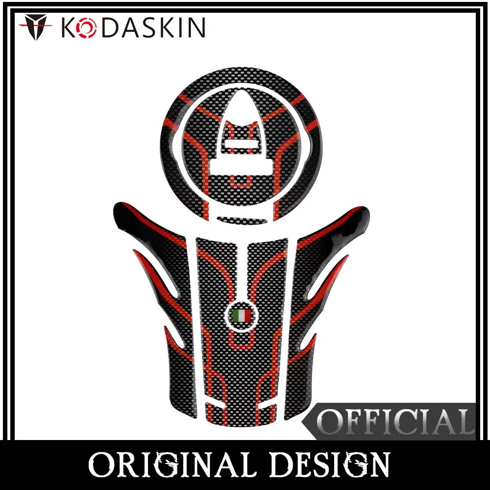 

KODASKIN Motorcycle Gas Cap Fuel Tank Pad Sticker Protection for DUCATI Monster 696 796 795 1100 EVO