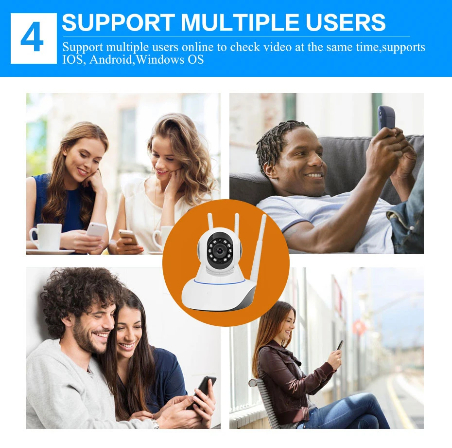 Howell Baby Monitor CCTV wifi Camera HD 720P surveillance IP Home Security Camera Wi-Fi Wireless Camera 350 Degree mini IP Cam