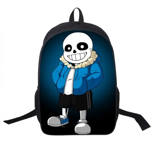 Рюкзак с принтом Undertale школьная сумка для мальчиков и девочек повседневный