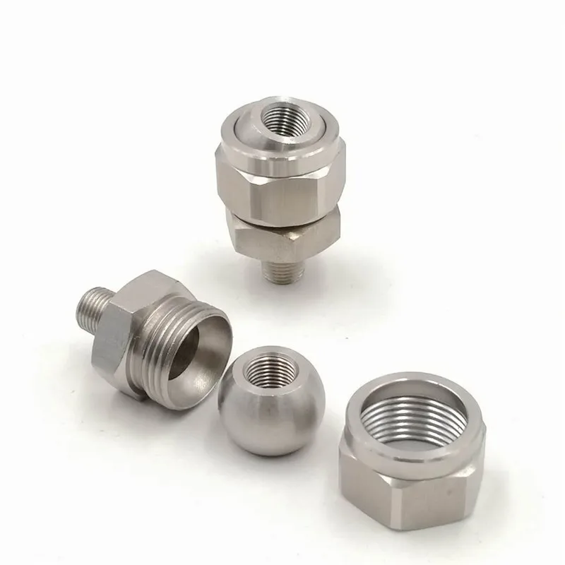 Stainless steel Adjustable ball fitting connector,ball joint adaptor,Threaded Ball Quick Connect
