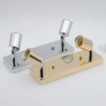 E27 прямоугольная потолочная лампа держатель Стены Ресторан патрон для лампы