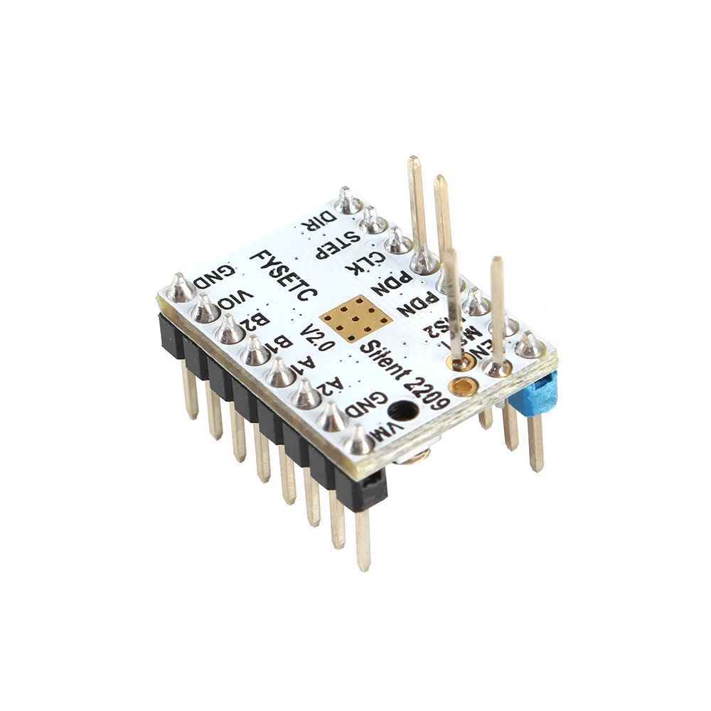 Pces Passo Motorista Varas Mudo 256 Microsteps Atual 2.8a Pico vs Tmc2208 5 Tmc2209 V3.0 Mod. 200315 16 Peças e acessórios em 3D