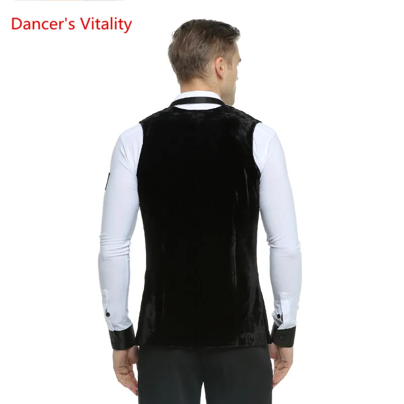 Adult Man's Ballroom Dance Wear Waistcoats Waltz/Tango/Ballroom/Latin Dance Tops For Man Stage Performance/Competition clothing