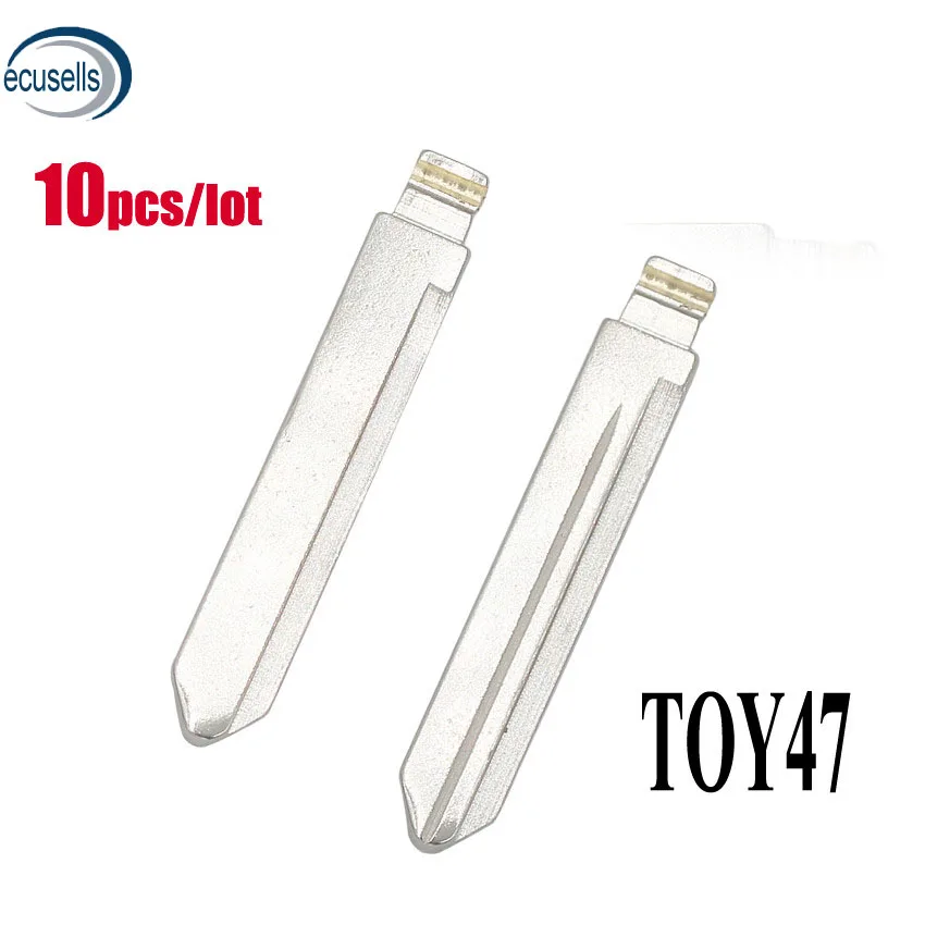 

10PCS,Universal Remotes Flip Blade TOY47 for KD Remote ,TOY47 Uncut Blade for Toyota