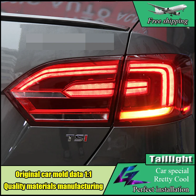 

Car Styling For Volkswagen Jetta MK6 2011-2014 Tail Lights North America Design LED Tail Light Rear Lamp DRL+Brake+Park+Signal