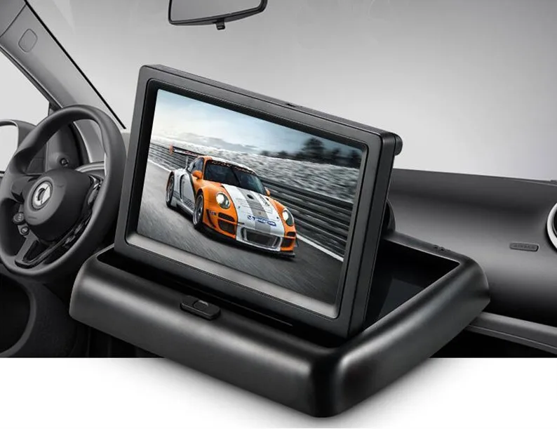 Выдвижной экран в машину. Car 4.3\' TFT LCD Color Rearview Monitor. Car Rearview LCD Monitor складной. Автомобильный монитор TFT-LCD 4.3" раскладной ZD-430. Car Rearview Camera TFT Monitor.