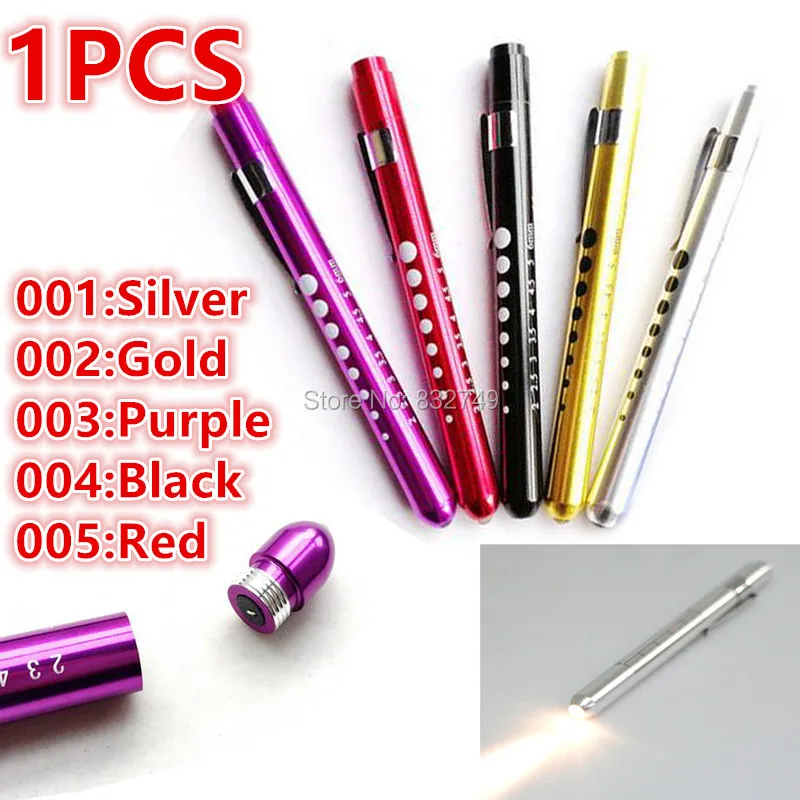 

1PCS Mini Medical Surgical Doctor Nurse Emergency Reusable Pocket Pen Light Torch Flashlight For Working Camping