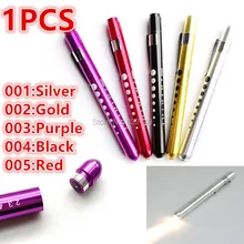 1PCS Mini Medical Surgical Doctor Nurse Emergency Reusable Pocket Pen Light Torch Flashlight For Working Camping