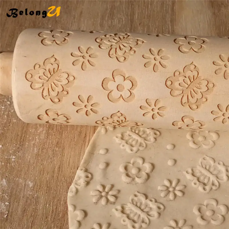 wood rolling pin MUW-245-07