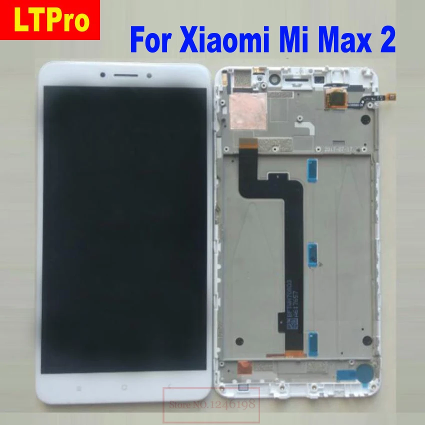 

Best Quality LCD Screen Display Touch Panel Digitizer Assembly with frame for Xiaomi Mi Max2 Max 2 Phone Sensor Replacement