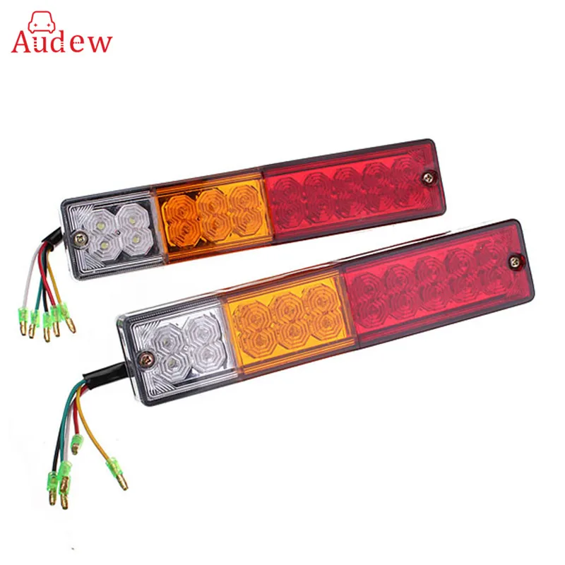 2шт 12/24V Водонепроницаемый 20ledы АТВ грузовик прицеп LED хвост свет лампы яхта Автомобильный прицеп задний фонарь заднего хода запуск включить тормоза ли 2шт 12/24V Водонепроницаемый 20ledы АТВ грузовик прицеп LED хвост свет лампы яхта Автомобильный прицеп задний фонарь заднего хода запуск включить тормоза ли