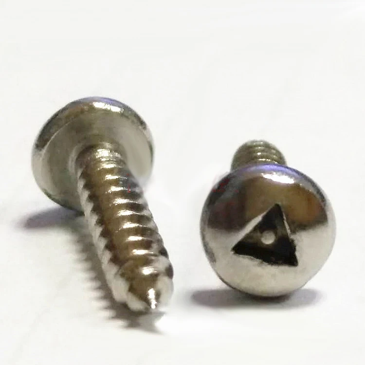 

M2.9x8mm-19mm stainless steel round head triangle trough pan head samsung with needle anti-theft self-tapping screws.