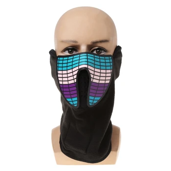 

Super Cool Led Mask Luminous Skull Mask Maske Masque Horreur Halloween Decoration Craft Supplies