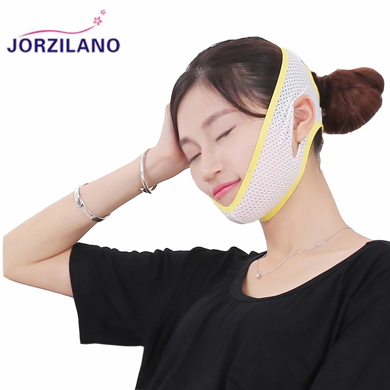 Jorzilano 2017 Уход за кожей лица V Shaper лице похудения повязки двойной подбородок