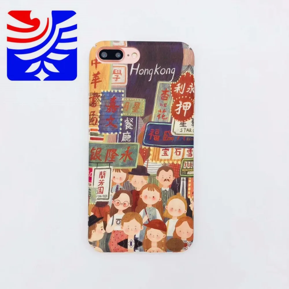 Задняя крышка PEIPENG lovel в мультяшном гонконгском и японском стиле для iPhone X 7 6 6S Plus XR