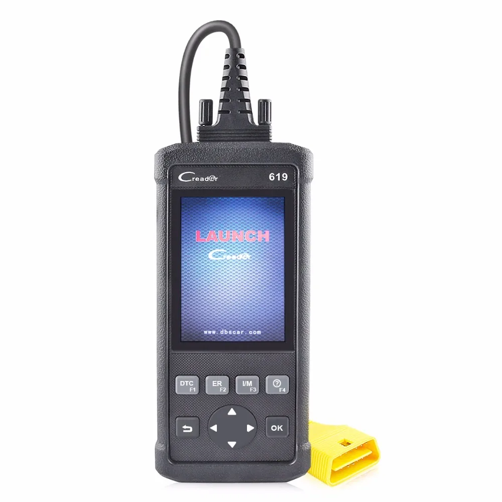 

Original LAUNCH OBD2 Automotive Scanner X431 Creader 619 OBD ABS SRS Airbag Crash Data Reset Tool CR619 Auto Diagnostic Scanner