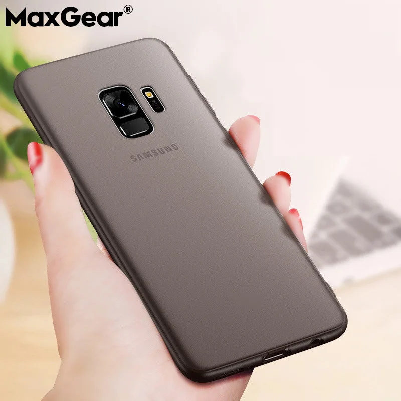 Оригинальный матовый чехол для телефона Samsung Galaxy S8 S9 Plus ультра тонкий прозрачный