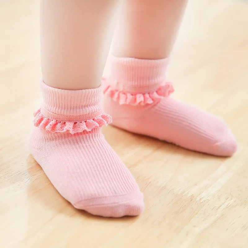 Girls fashion new cotton breathable socks New lace girl lace socks Baby