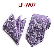 Новое поступление полиэфирные галстуки для мужчин Свадебная вечеринка Винтаж Пейсли бизнес Карманный платок для костюма носовые платки галстук набор