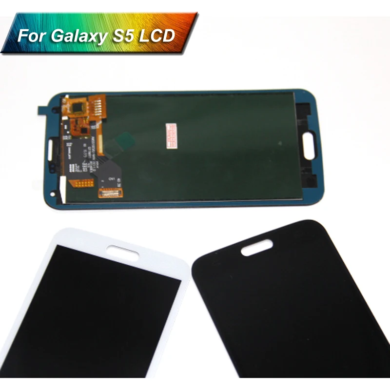 

Display S5 Compatible for Samsung Galaxy S5 LCD display touch screen Digitizer S5 G900 G900F LCD Screen Assembly Complete Panel