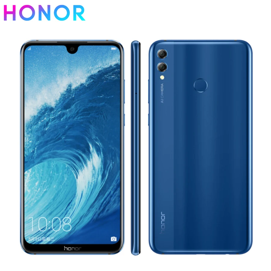 Honor 8x Max мобильный телефон 7 12 &quot6 ГБ ОЗУ 64 Гб ПЗУ Восьмиядерный процессор Snapdragon 636