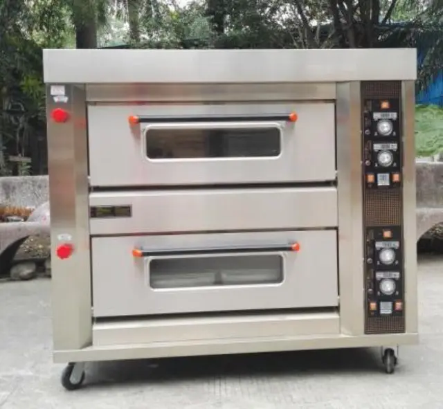Special Price Factory Price gas 2 layer four trays bread cake oven just ship to Guangzhou warehouse Special Price Factory Price gas 2 layer four trays bread cake oven just ship to Guangzhou warehouse