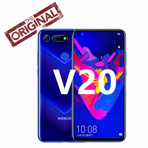 Original Honor View Smartphone Honor V20 Android 6GB 8GB RAM 128GB 256GB ROM Support NFC Fast Charge Mobile Phone