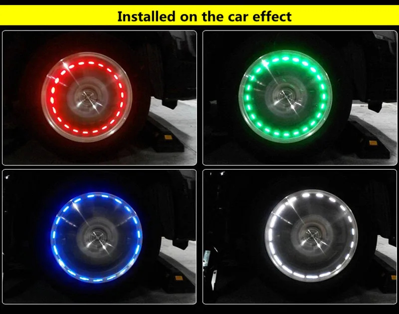 

Car accessories Car Tire Air valve LED Lamp Flash Tyre Wheel Valve Cap Light for byd F3 F0 S6 F3r g3