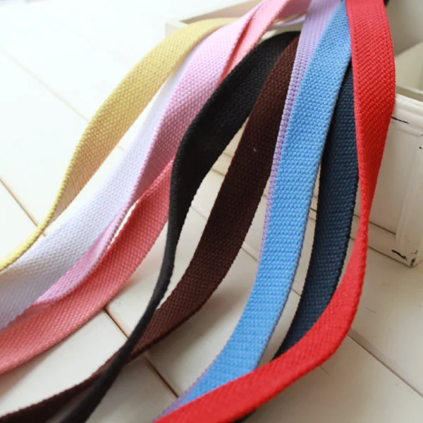 

10yard/lot 20mm Cotton weaving canvas duck belting for diy bag woven Belt single shoulder band Handle accessories,craft projects