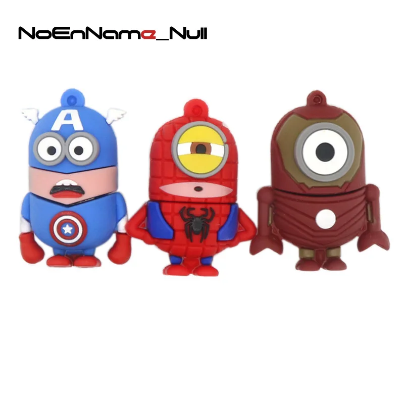 

Superhero Superman/Batman/Captain America/Spiderman pendrive 4GB 8GB 16GB cheap Usb flash drive 32GB cartoon pen drive Flashdisk