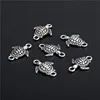 40pcs Silver Color Small turtle shape connector High Quality DIY Handmade Accessories For Jewelry For Women Men A2773 ► Photo 1/4