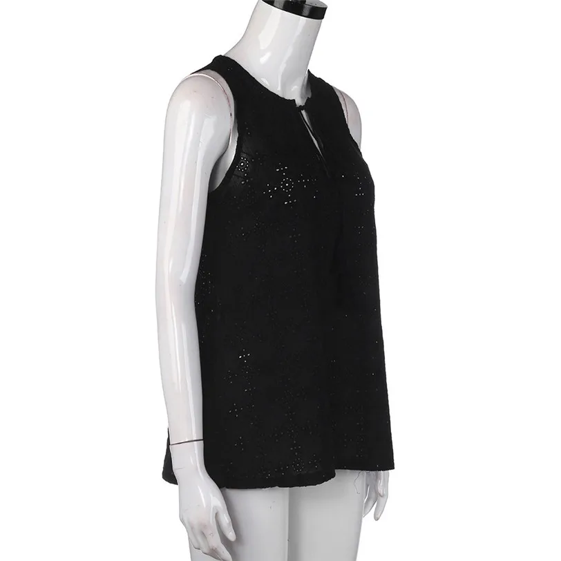 Sweet Lace Tank Top Vest Women Beach Casual Boho V Neck Camis 2018 Women's Tops Base Shirt Women's Blouse Wholesale noAR13 (20)