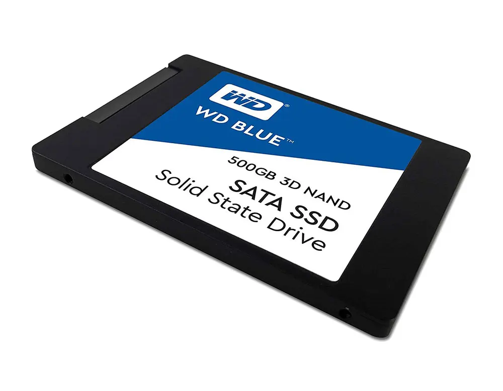 Western Digital WD Blue SSD 500gb interne твердотельный накопитель 500 GB-SATA 6 Гбит/с 2," WD Blue 3D NAND SATA SSD WDS500G2B0A