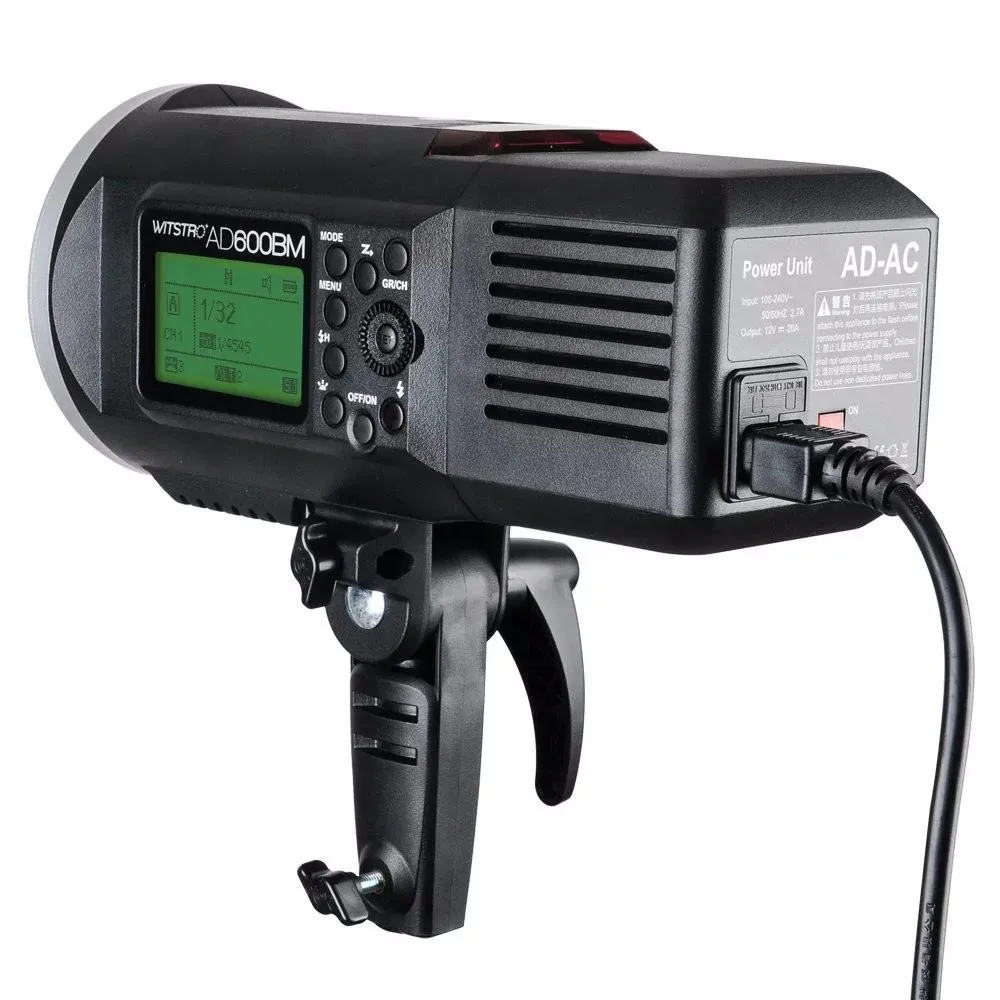 Godox AD600 AD AC 100 240V Power Source Adapter with Cable for AD600B AD600BM AD600M AD600