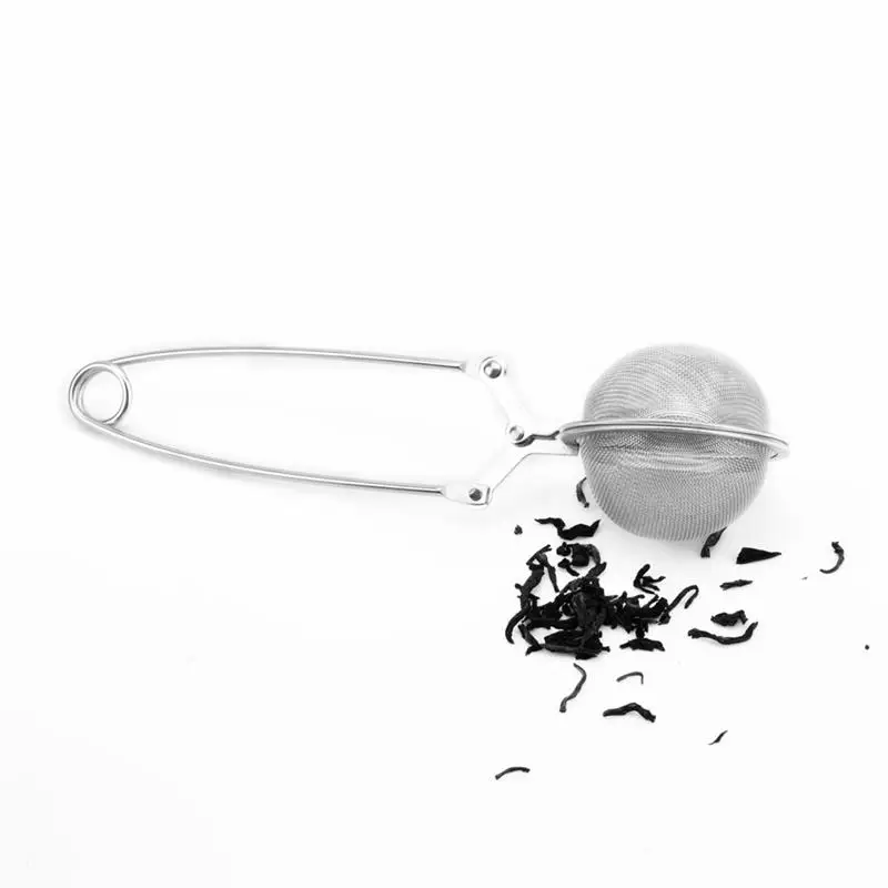 3 шт./лот шарообразный чай фильтр для заварки чая прочный нержавеющая сталь Ручка нержавеющая сталь фильтр высокое качество
