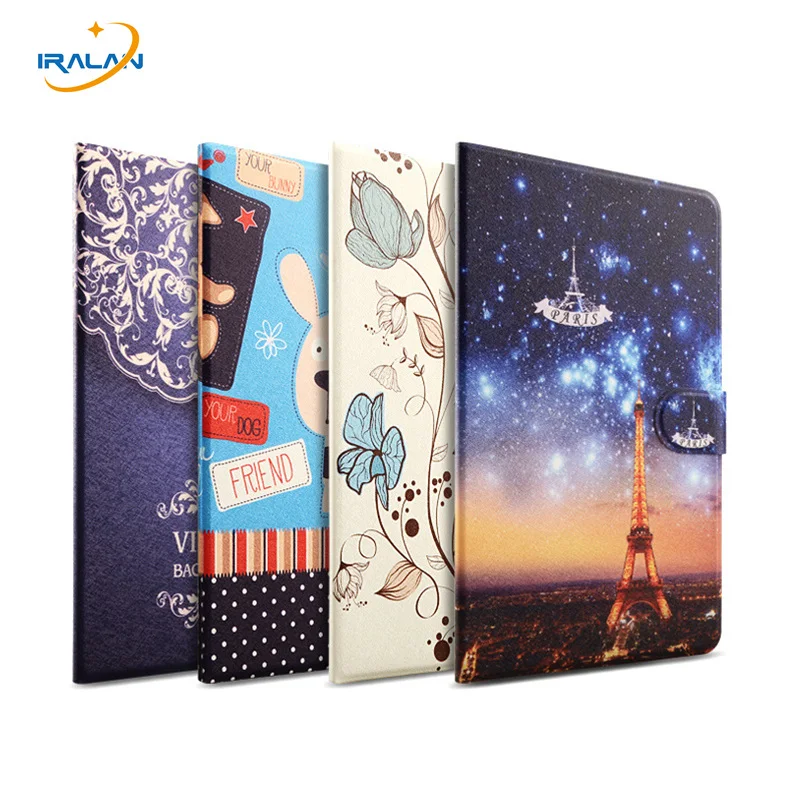 

Ultra thin Smart leather Case For Huawei MediaPad M2 8.0 M2-801W M2-803L 8.0 inch tablet Painted cartoon pattern cover+film+pen