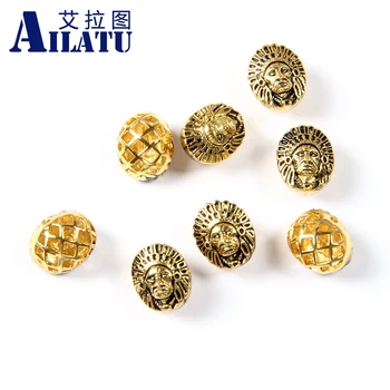 

Ailatu Accessories Indian Head Made of Copper for Jewelry Making Bracelet or Necklace