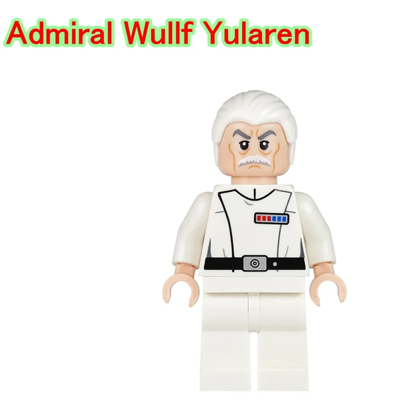 

Admiral Wullf Yularen DIY Blocks Single Legoing Star Wars Clone Wars Blocks Starwars Building Bricks Toys For Children PG689