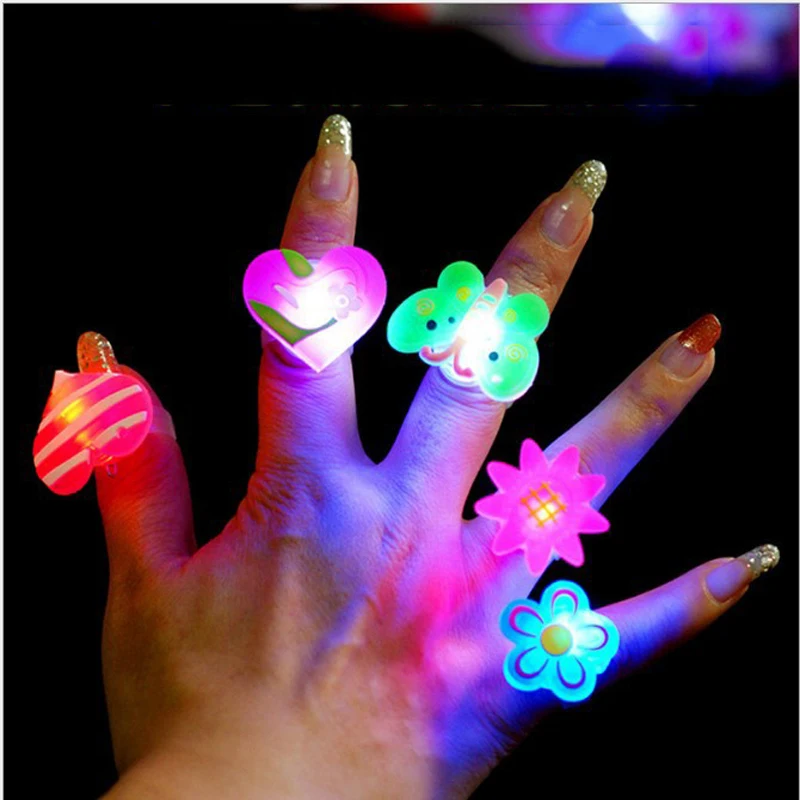 5pcs-Cartoon-Luminous-Toys-for-Children-Colorful-Led-Flashing-Rings-Glow-In-The-Dark-Toys-For
