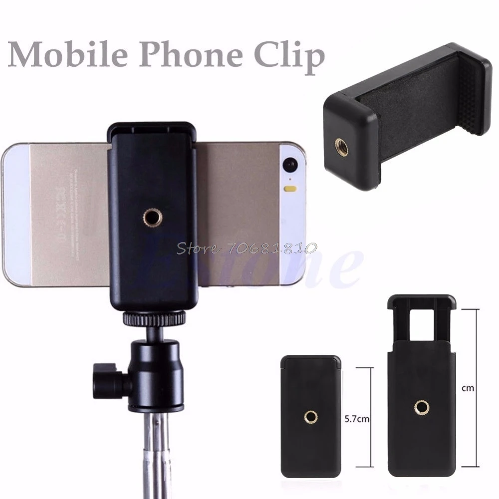 Mini Mobile Phone Camera Tripod Stand Clip Bracket Holder