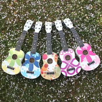 

21 Inch Ukulele Fingerboard Basswood Guitar 4 String Guitar Beginners Instrument Unisex Hawaii Instruments Colourful Ukulele