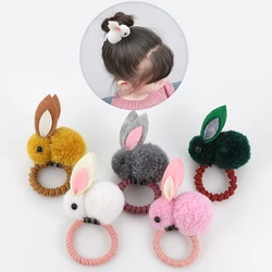 Cute animal hair ball rabbit hair ring female rubber band elastic hair bands Korean headwear children hair Accessories ornaments Cute animal hair ball rabbit hair ring female rubber band elastic hair bands Korean headwear children hair Accessories ornaments