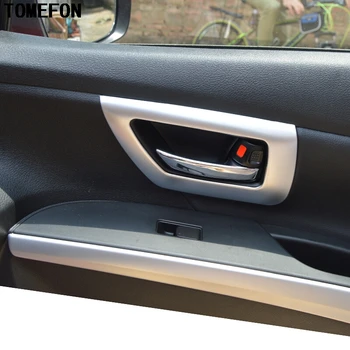 

Car Stying Car Accessories 4PCS For Suzuki Sx4 S-Cross Crossover 2014 2015 2016 Inner Door Handle Cover ABS Matte Trim