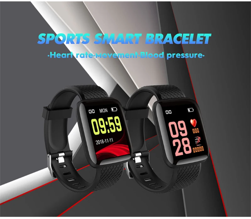 Смарт-часы браслет IP67 водонепроницаемый спортивный измеритель шагов часы пульсометр контроль артериального давления Bluetooth Usb зарядка