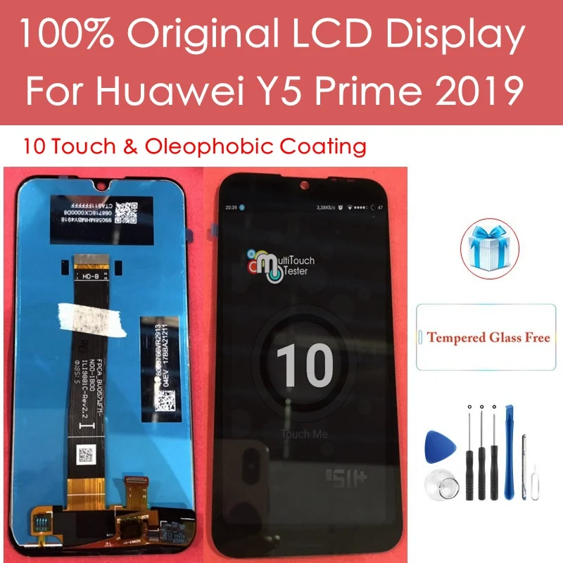 100% оригинал Для Huawei Y5 Prime 2019 ЖК-дисплей 10 сенсорный для дисплей дигитайзер
