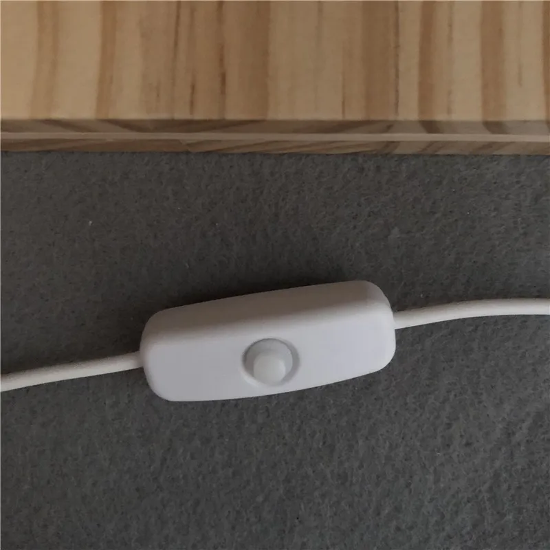 Абстрактный деревянный ночник Love knot декоративный ночсветильник с USB настольная