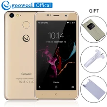 Gooweel M15 4G mobile téléphone D’empreintes Digitales MTK6737 Quad core 5.0 pouces HD Android6.0 smartphone 2 GB 16 GB téléphone portable 8MP LIVRAISON CADEAU